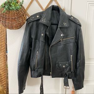 COPY - Leather Moto Jacket 🌿